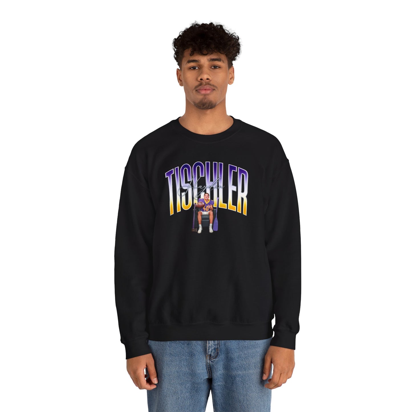 Hayden Tischler Curved Combo Crewneck Sweatshirt