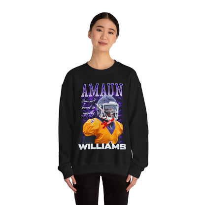 Amaun Williams Featured Quote Crewneck Sweatshirt