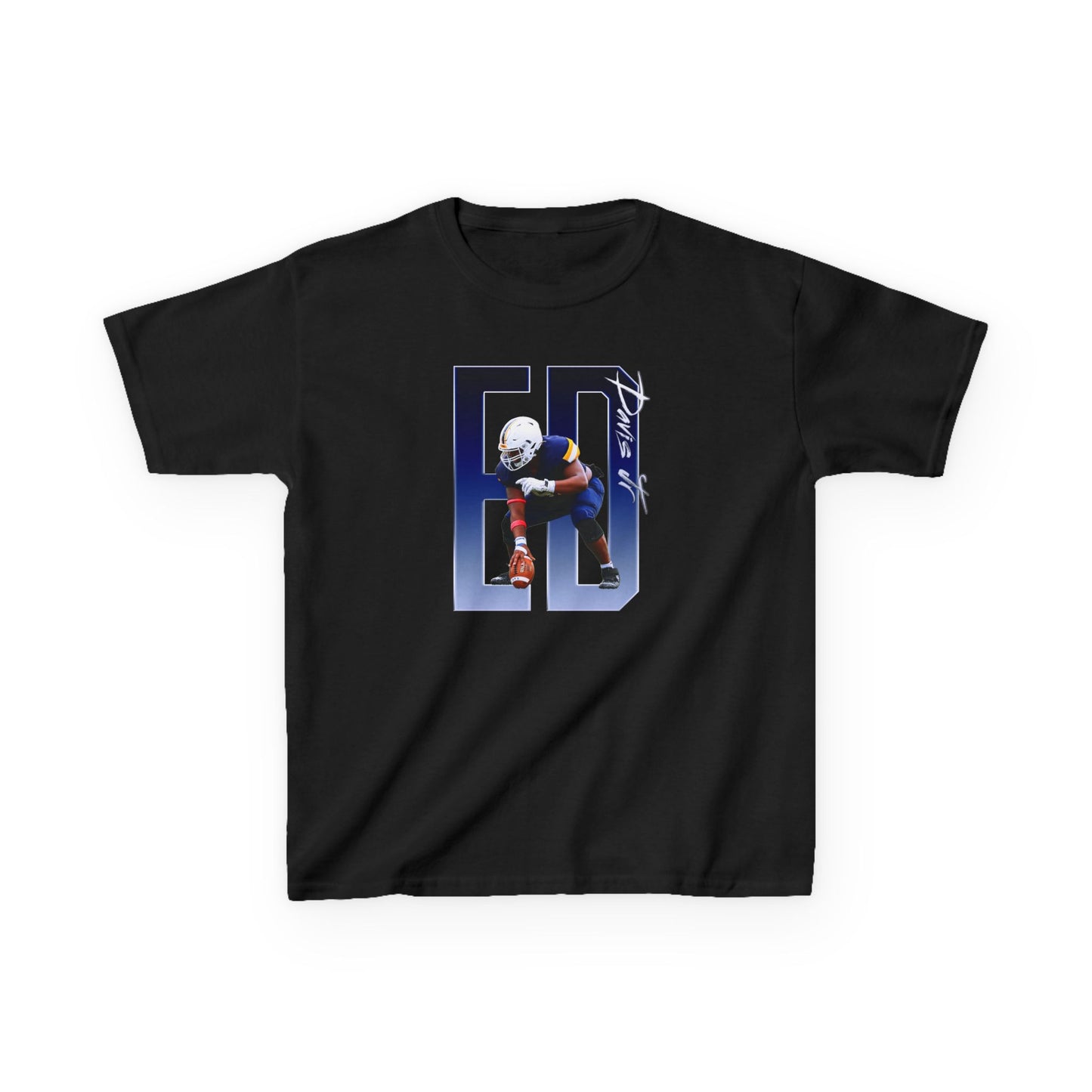 Erick Davis Jr. Player Icon Initials Kids Tee