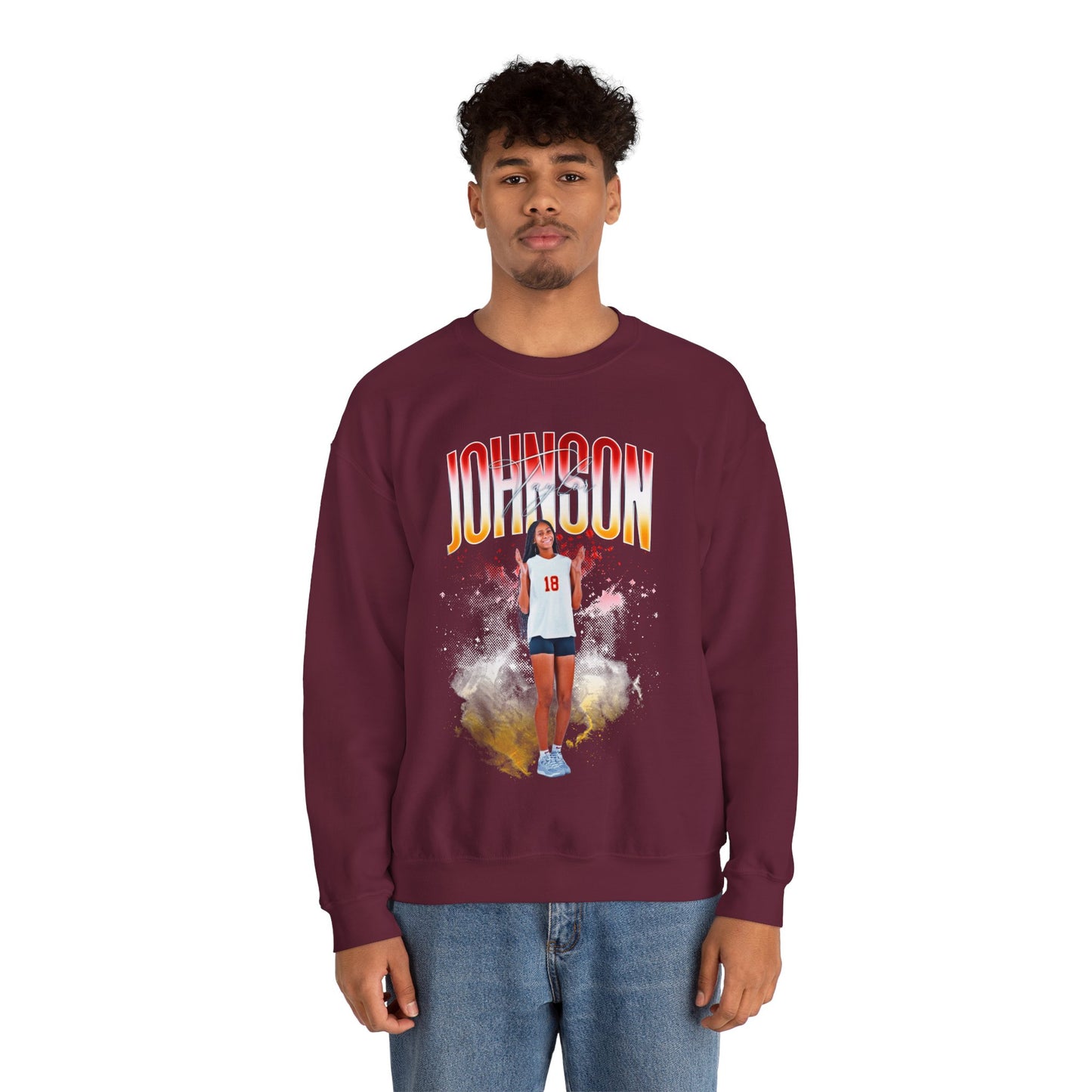 Taylor Johnson Splatter Crewneck Sweatshirt
