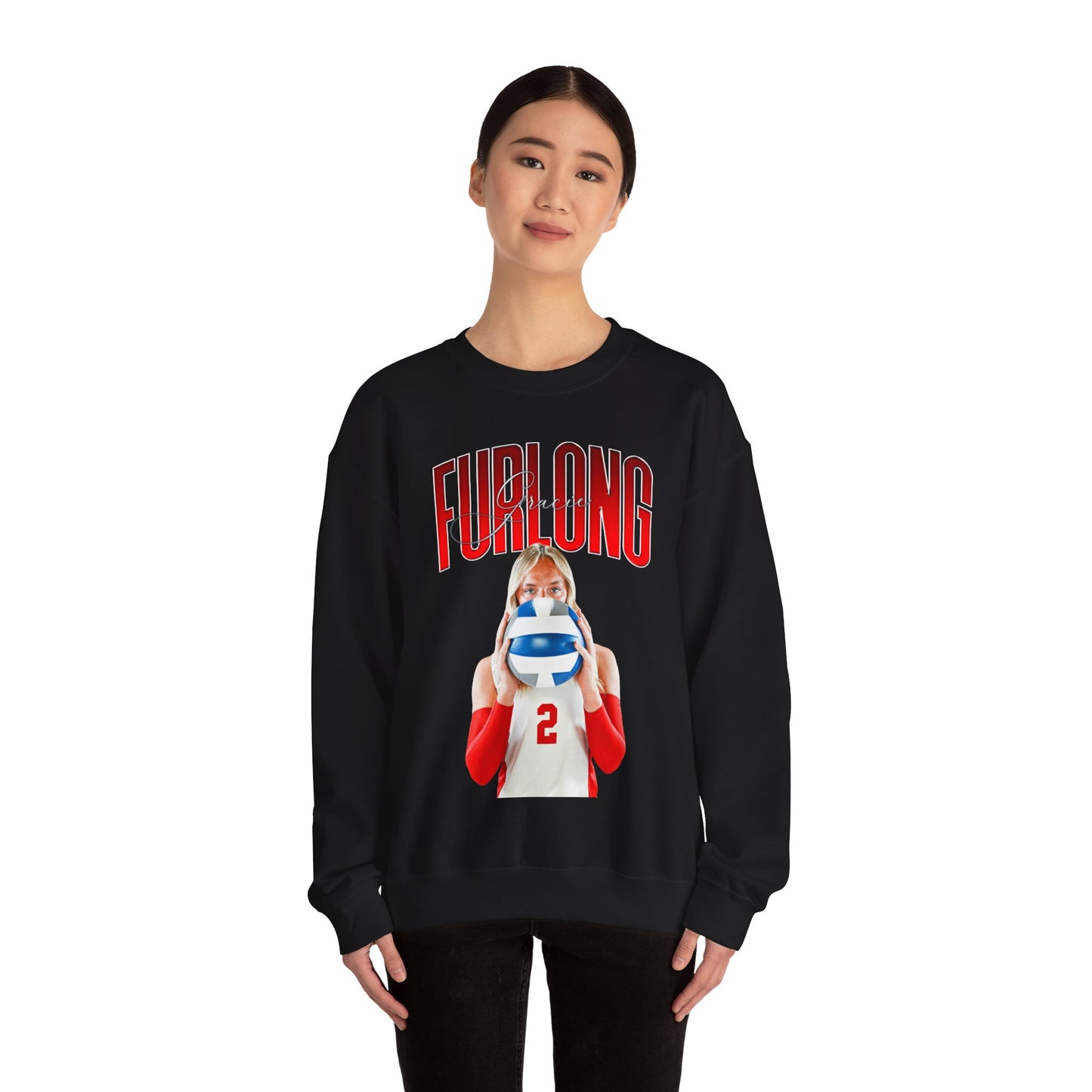 Gracie Furlong Big Last Name Crewneck Sweatshirt