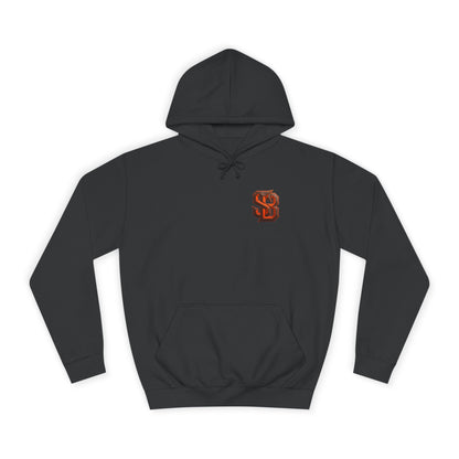 Selah Brown Cursive Name & Number Premium Hoodie