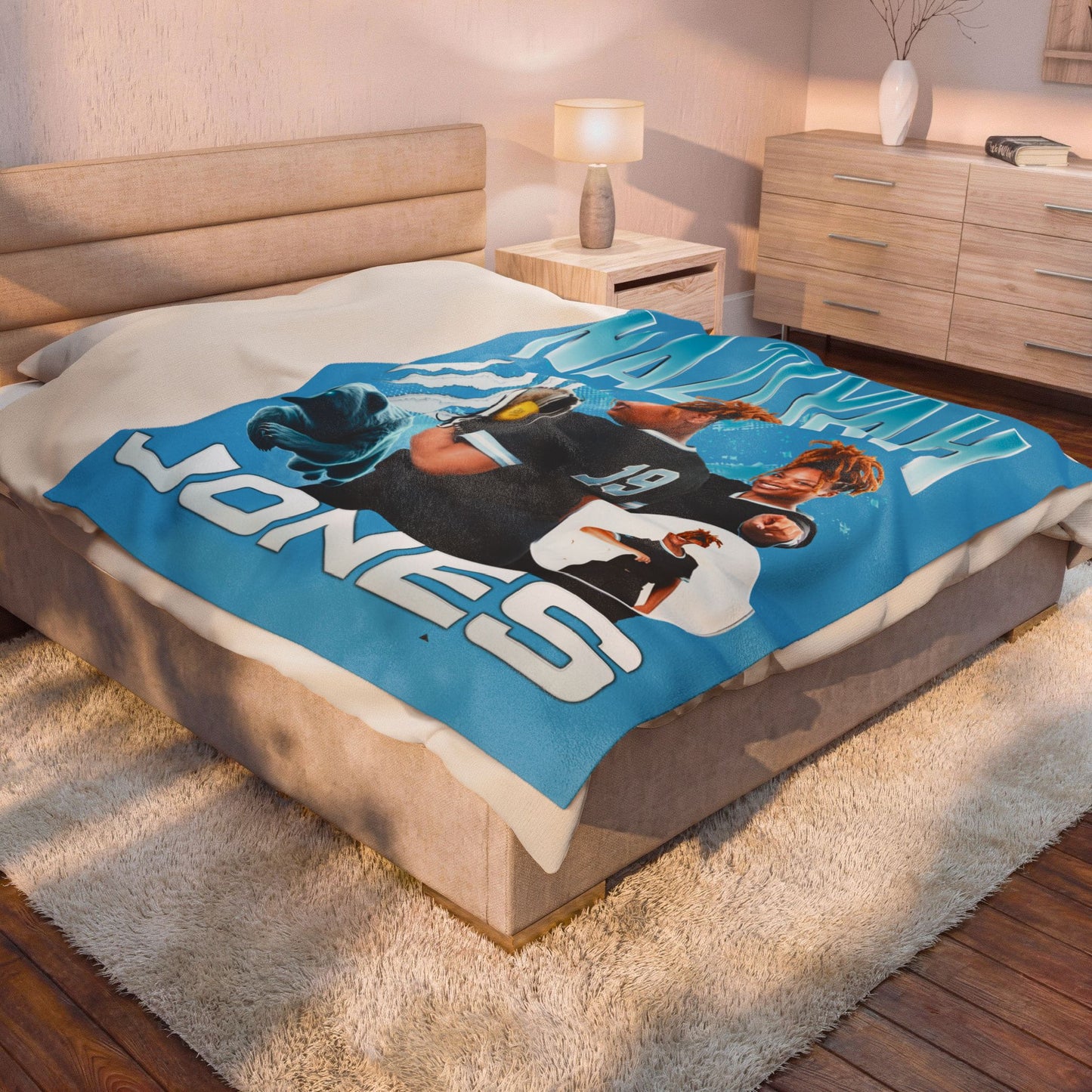 Naziyah Jones 60"-80" Plush Blanket
