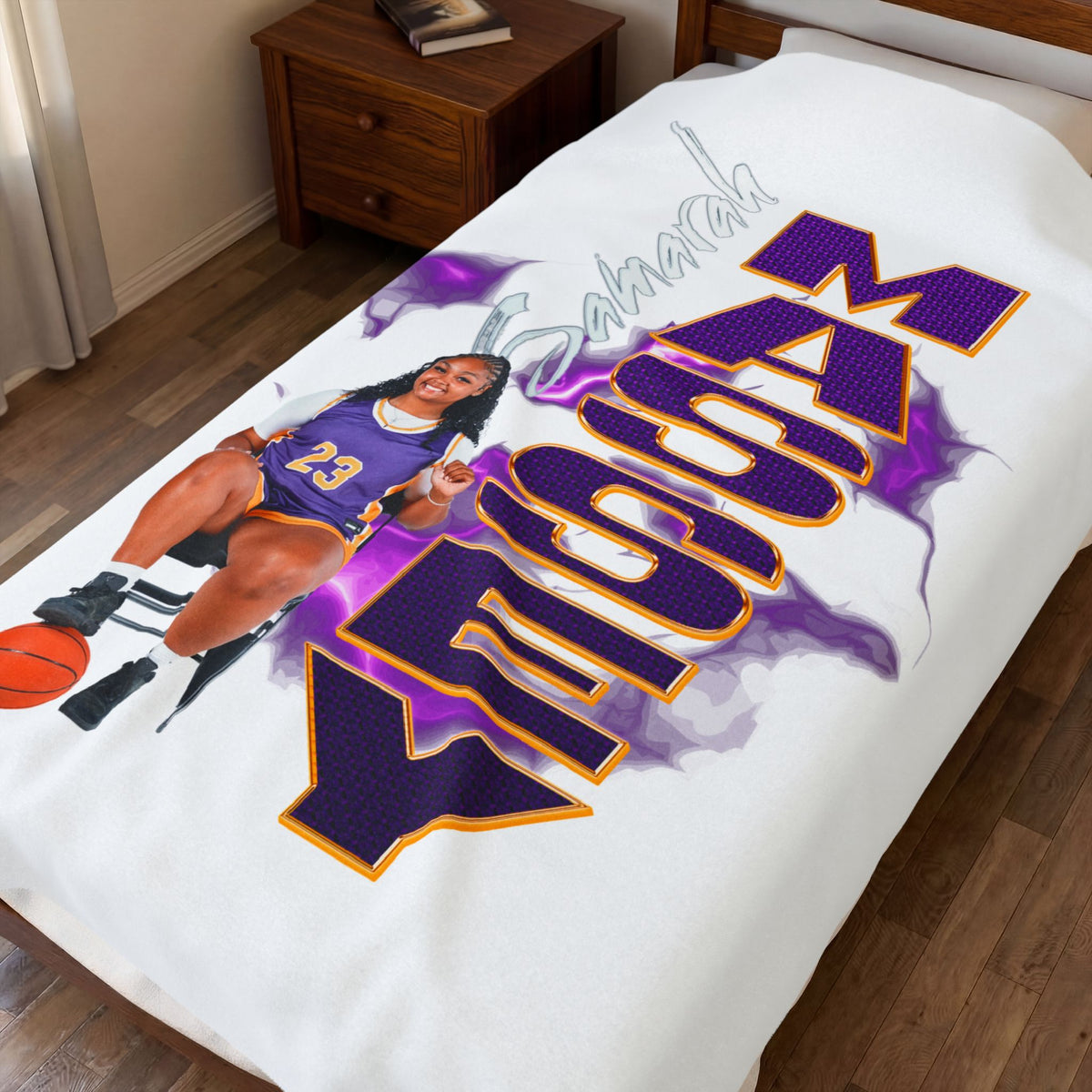 Samarah Massey 60"-80" Plush Blanket