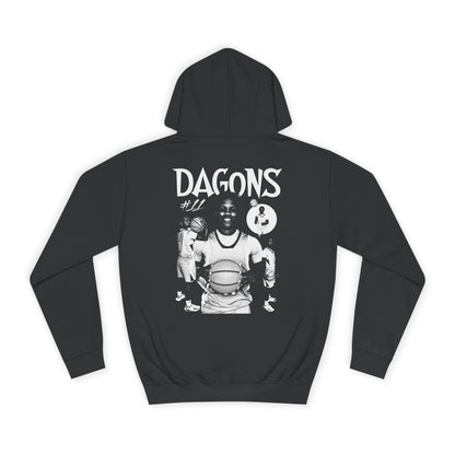 Eanae Dagons Vintage Blackout Premium Hoodie