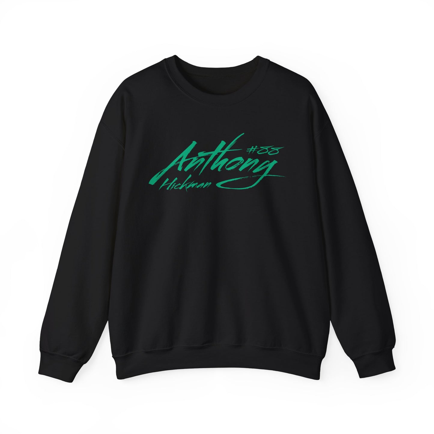 Anthony Hickman Cursive Name & Number Crewneck Sweatshirt