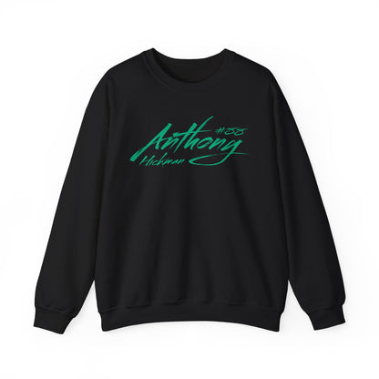 Anthony Hickman Cursive Name & Number Crewneck Sweatshirt