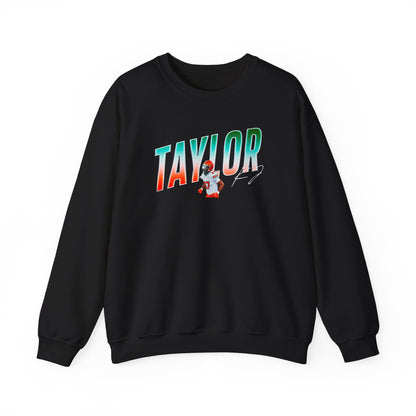 Kj Taylor Cursive Combo Crewneck Sweatshirt