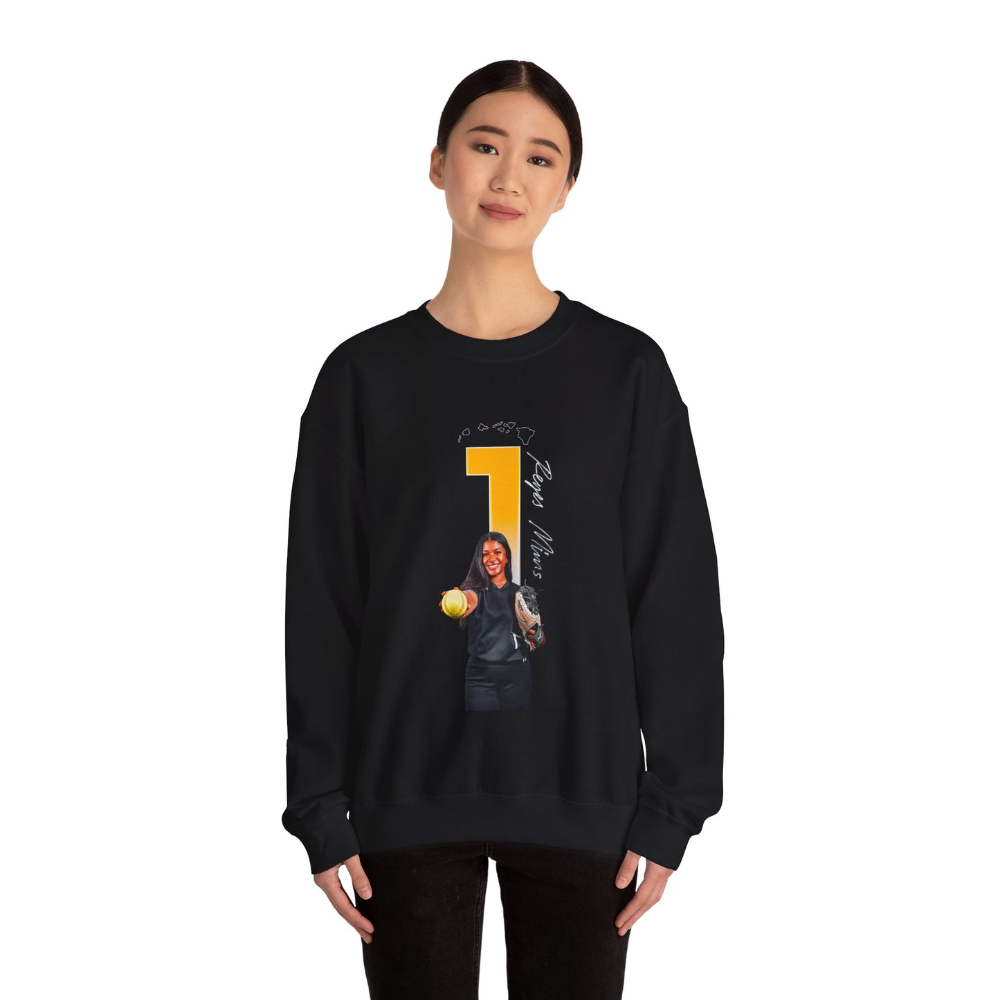 Carly Reyes Mims Player Icon Number Crewneck Sweatshirt