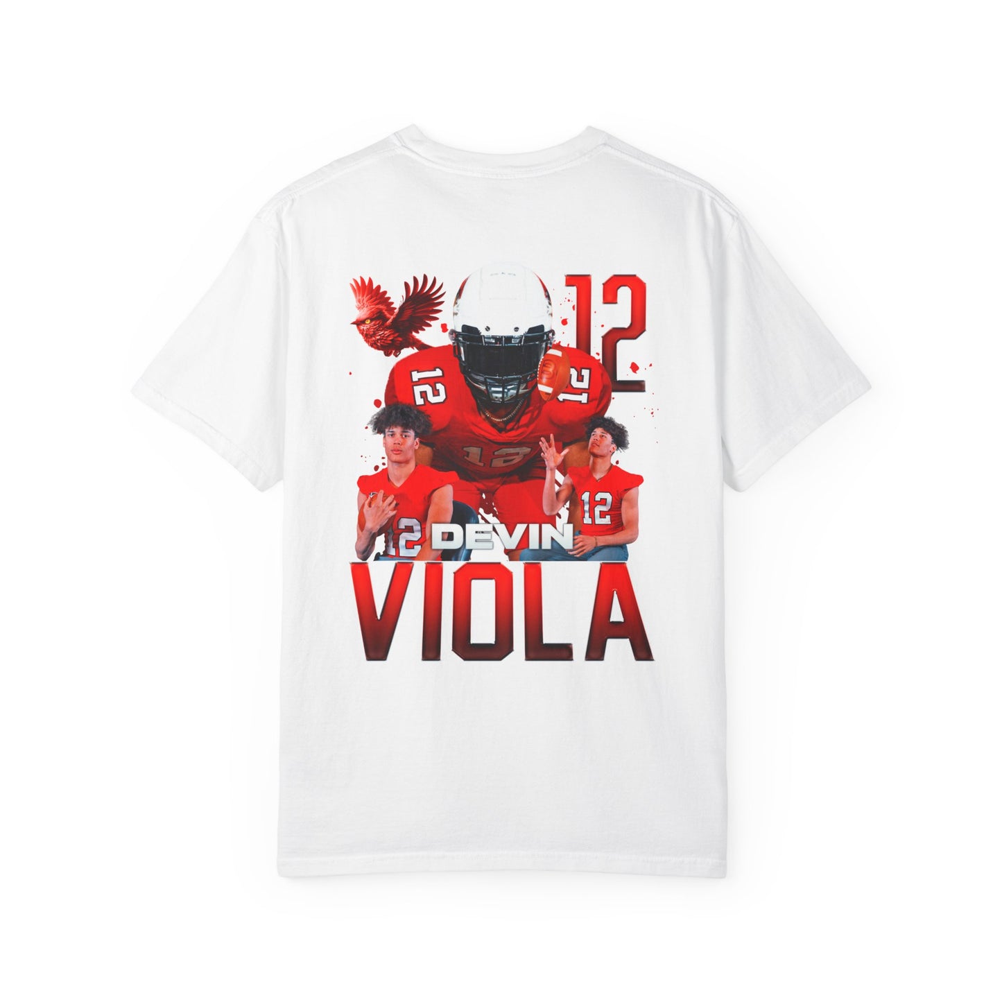 Devin Viola Logo Front & Back Premium Tee