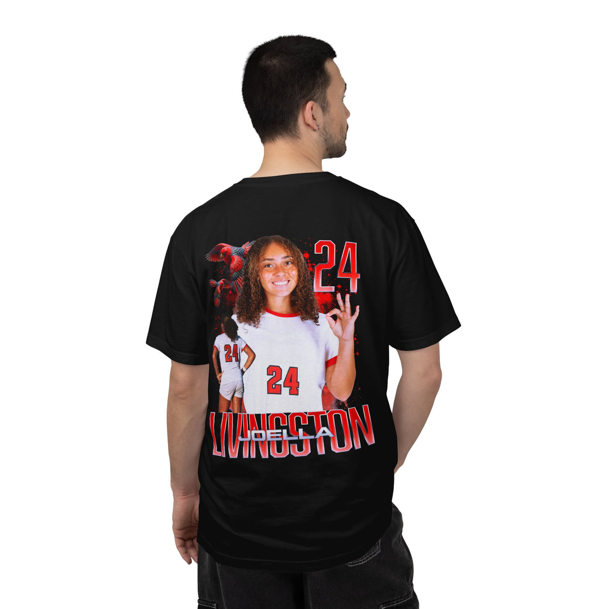Joella Livingston Logo Front & Back Premium Tee