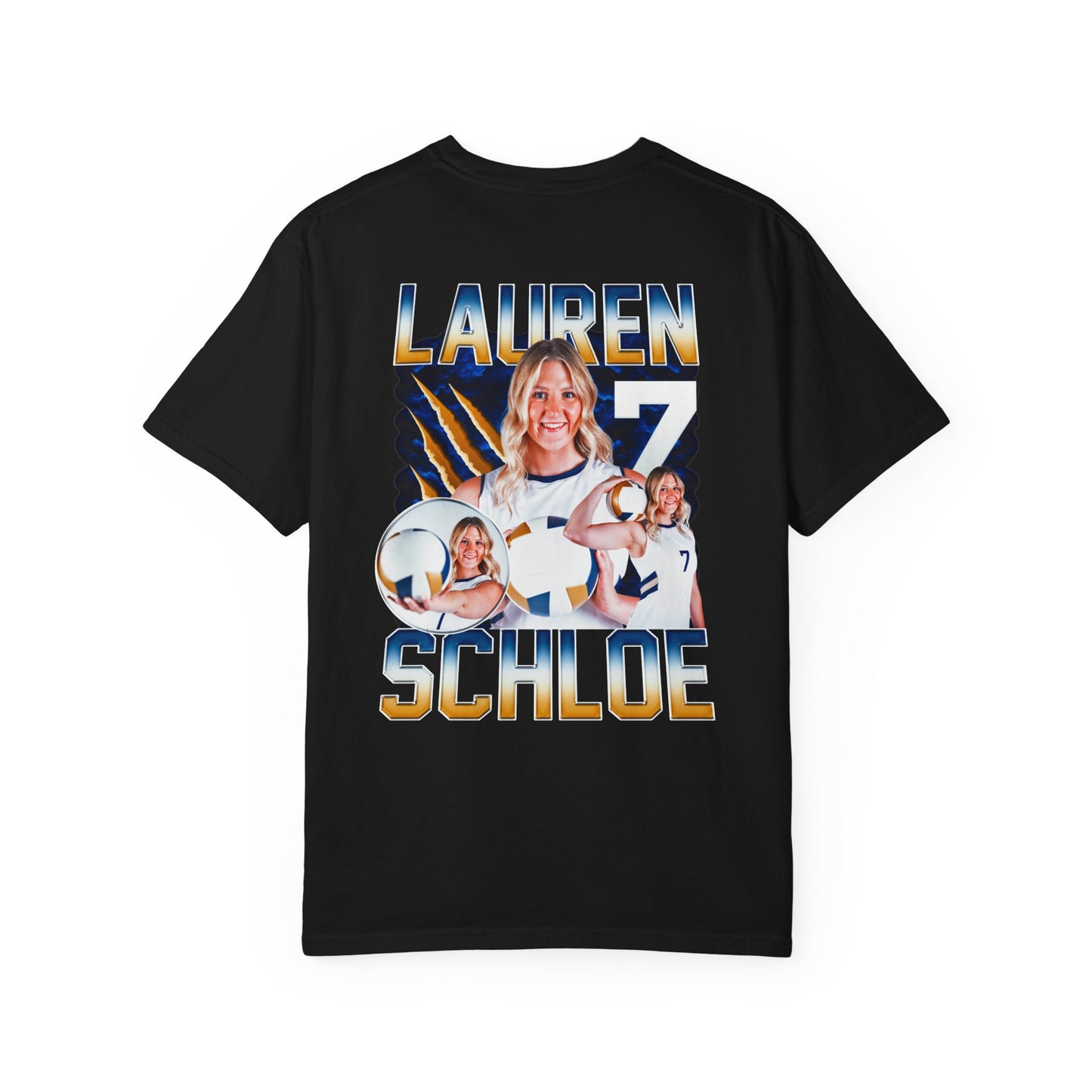 Lauren Schloe Logo Front & Back Premium Tee