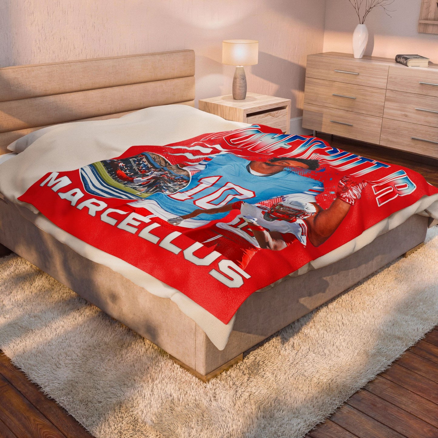 Marcellus Honeycutt Jr. 60"-80" Plush Blanket