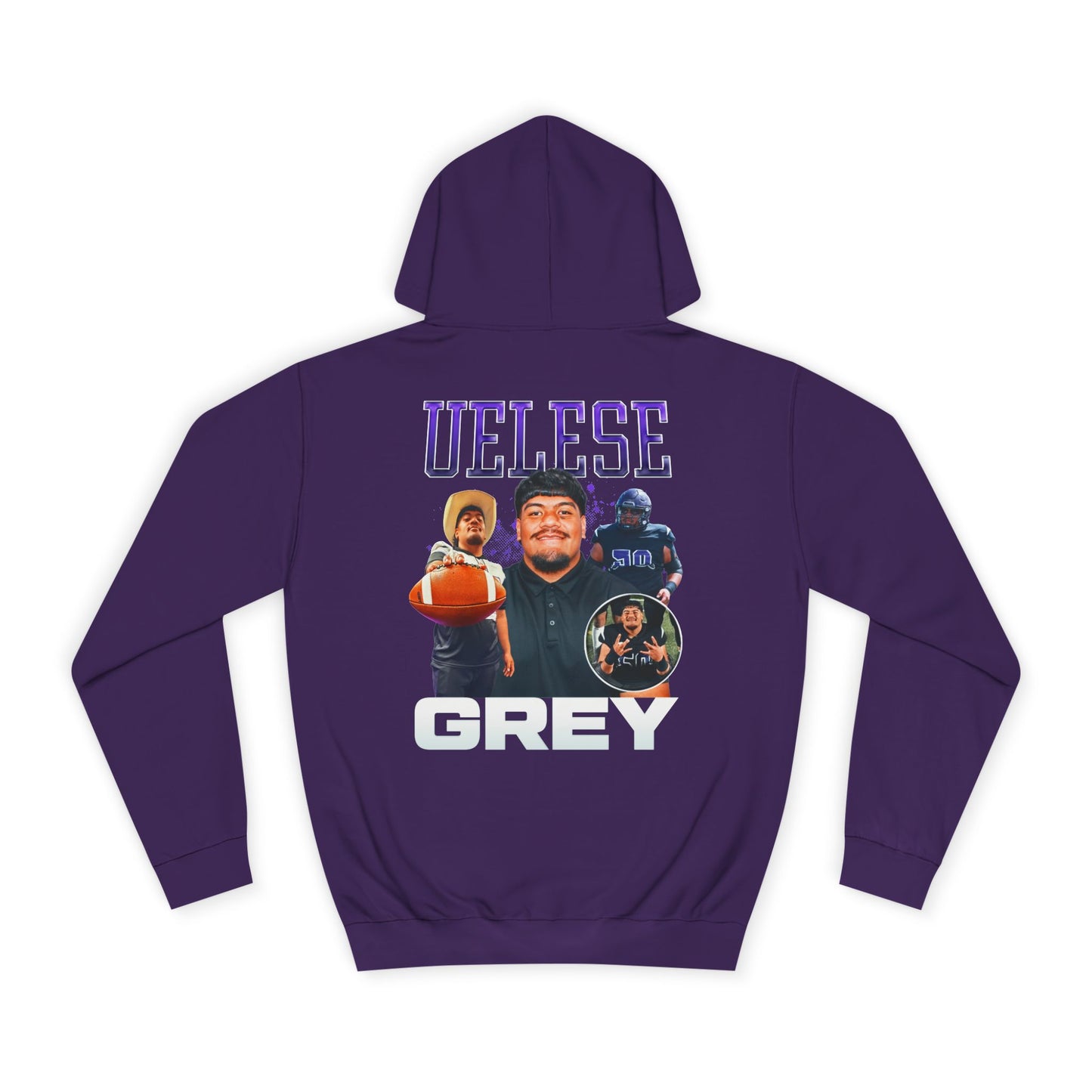 Uelese Grey Premium Hoodie