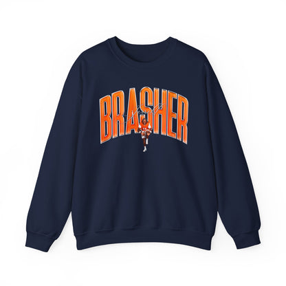 Jerrell Brasher Curved Combo Colored Crewneck Sweatshirt