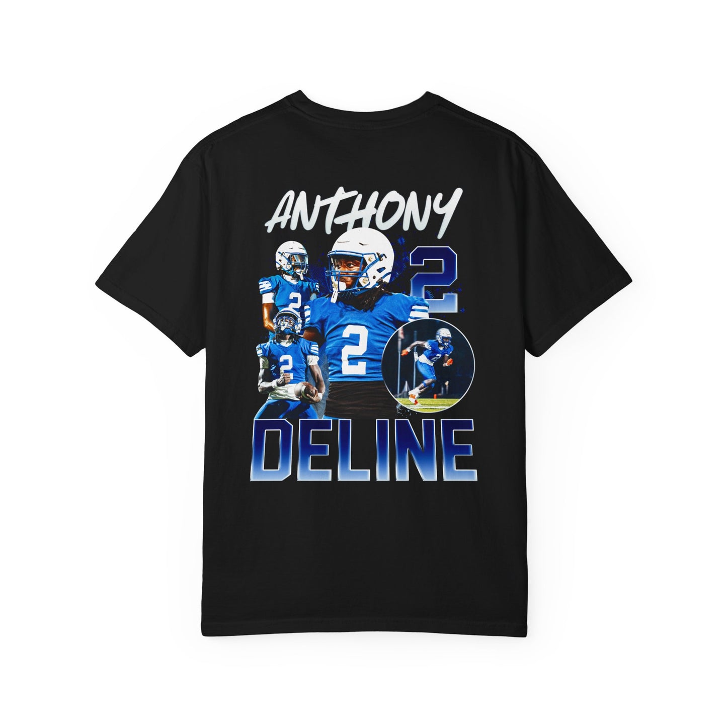 Anthony Deline Logo Front & Back Premium Tee