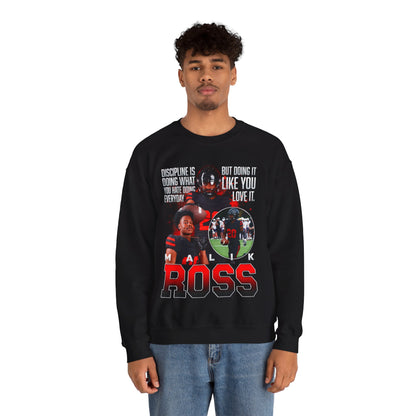 Malik Ross Featured Quote Crewneck Sweatshirt