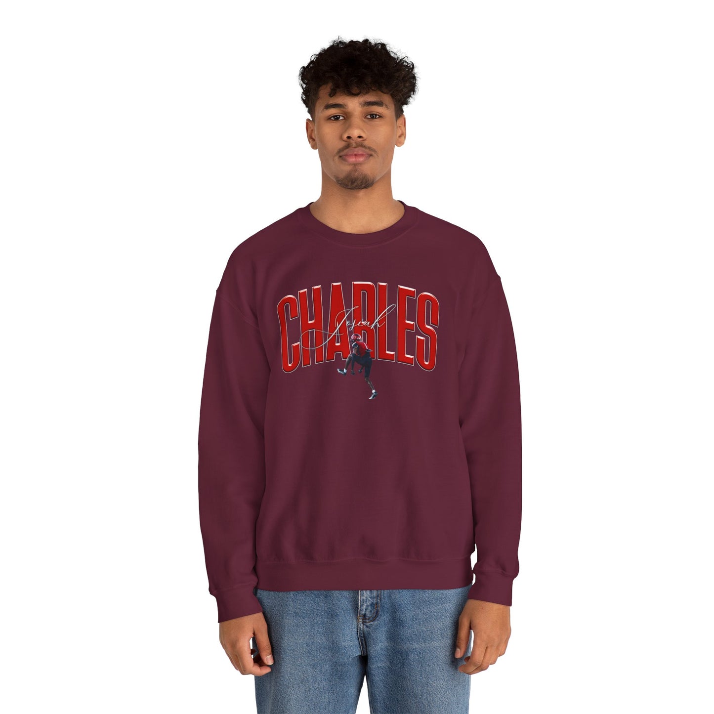 Josiah Charles Big Last Name Crewneck Sweatshirt