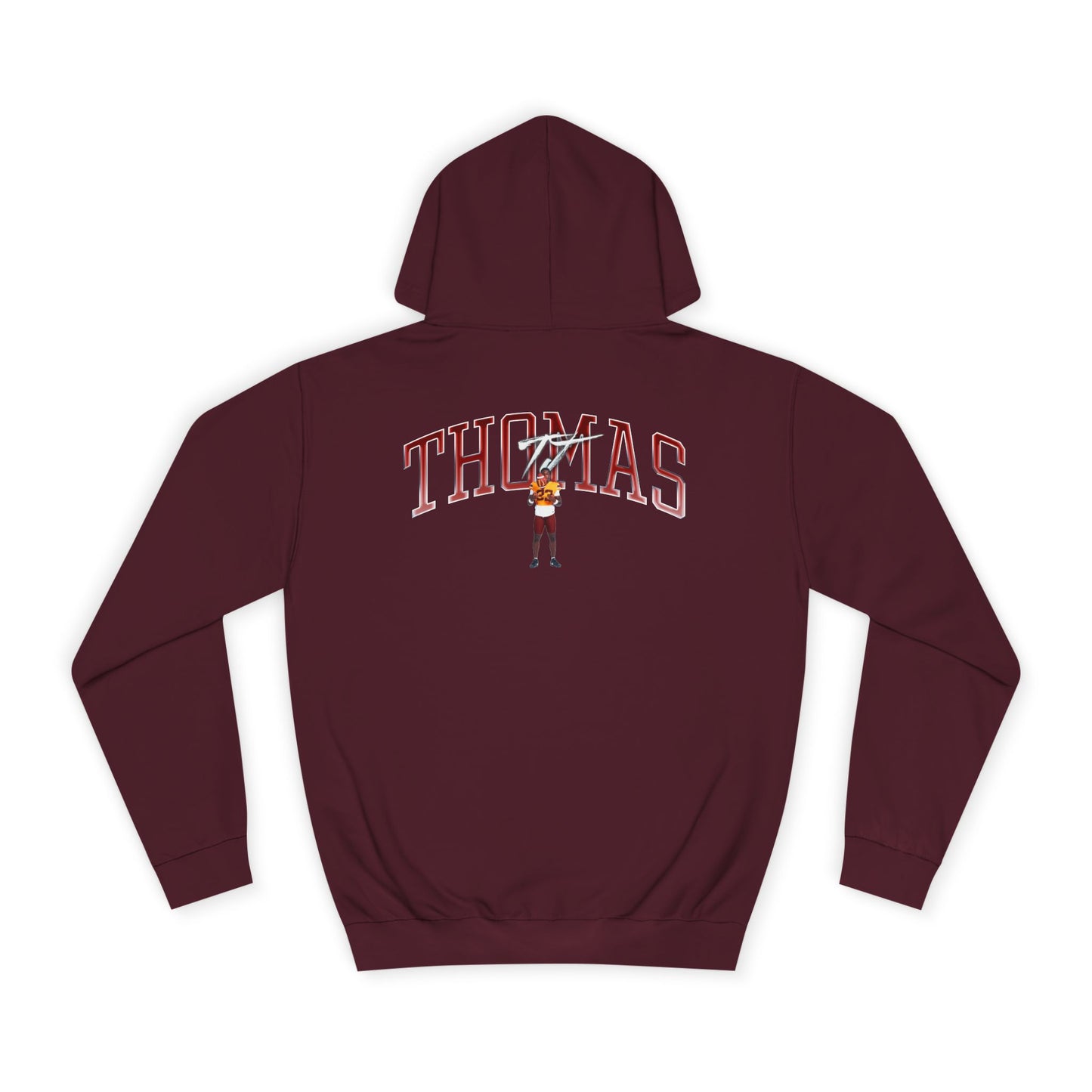 TJ Thomas Curved Combo Colored Premium Hoodie