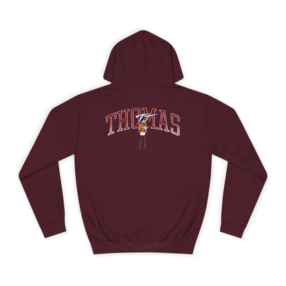 TJ Thomas Curved Combo Colored Premium Hoodie
