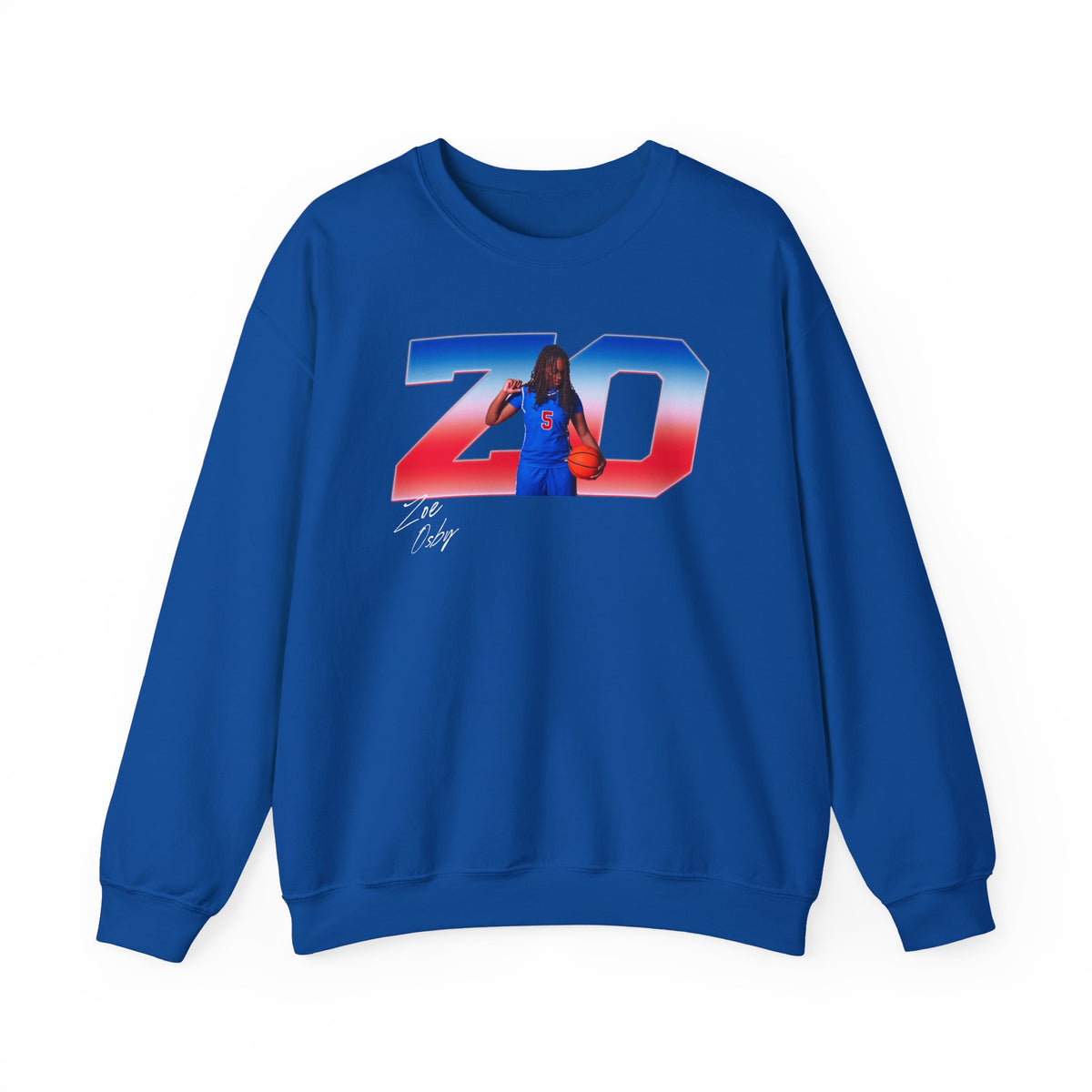 Zoe Osby Big Initials Crewneck Sweatshirt