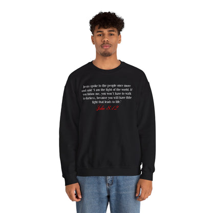 Zhakius Thomas Featured Quote Crewneck Sweatshirt