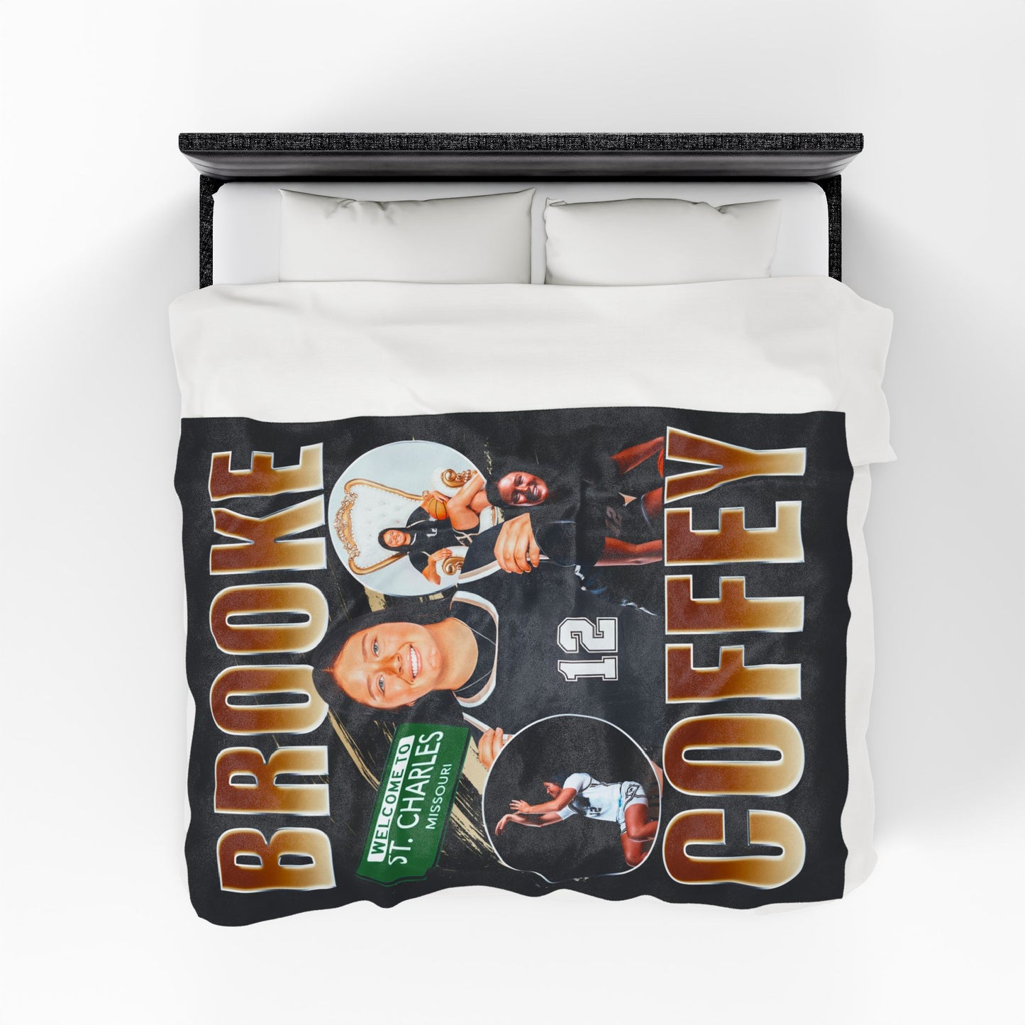 Brooke Coffey 60"-80" Plush Blanket