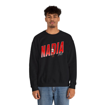 Nadia Hill Cursive Combo Crewneck Sweatshirt