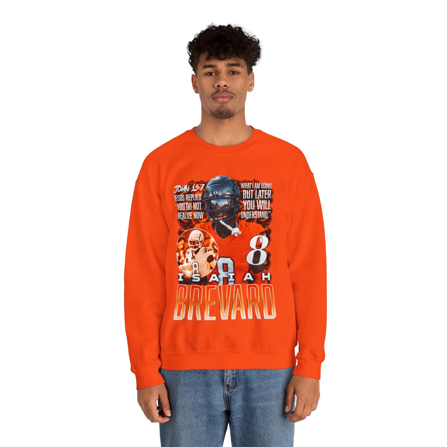 Isaiah Brevard Featured Quote Crewneck Sweatshirt