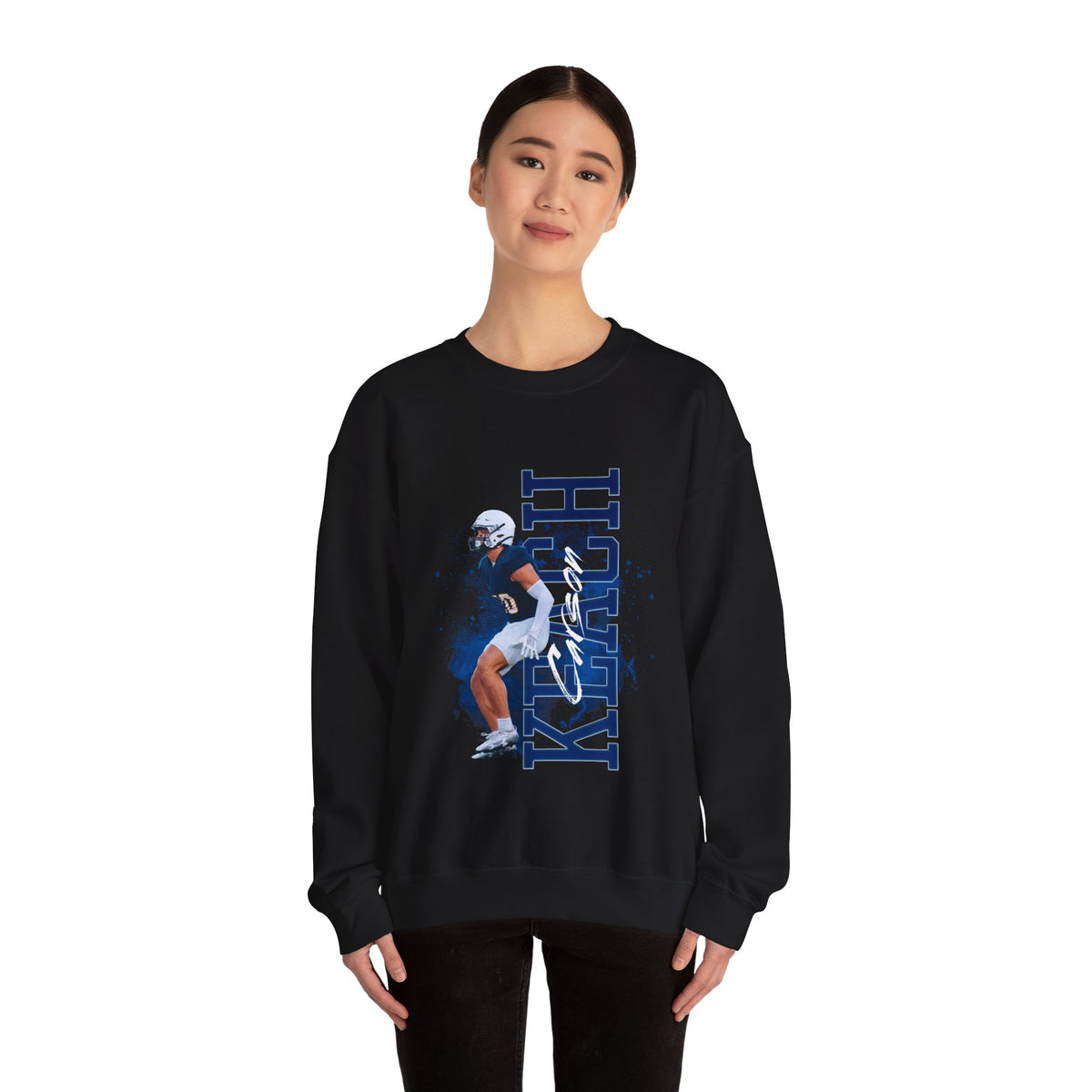 Carson Keach Vertical Name Crewneck Sweatshirt