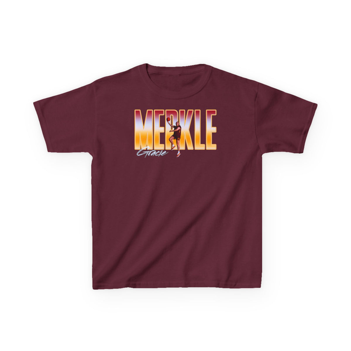 Gracie Merkle Big Last Name Kids Tee