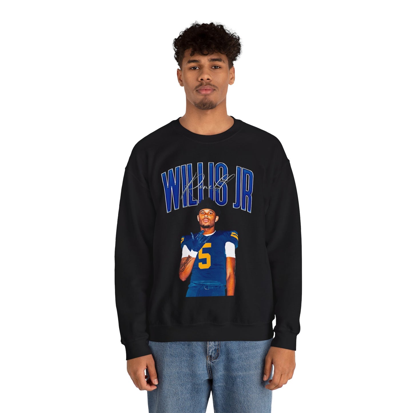 Ronell Willis Jr. Big Last Name Crewneck Sweatshirt