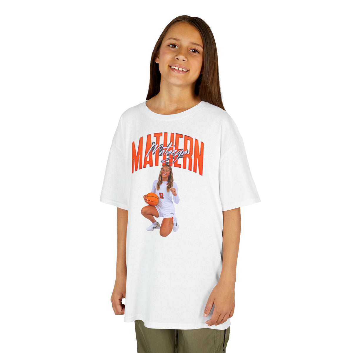 Mataeya Mathern Big Last Name Kids Tee