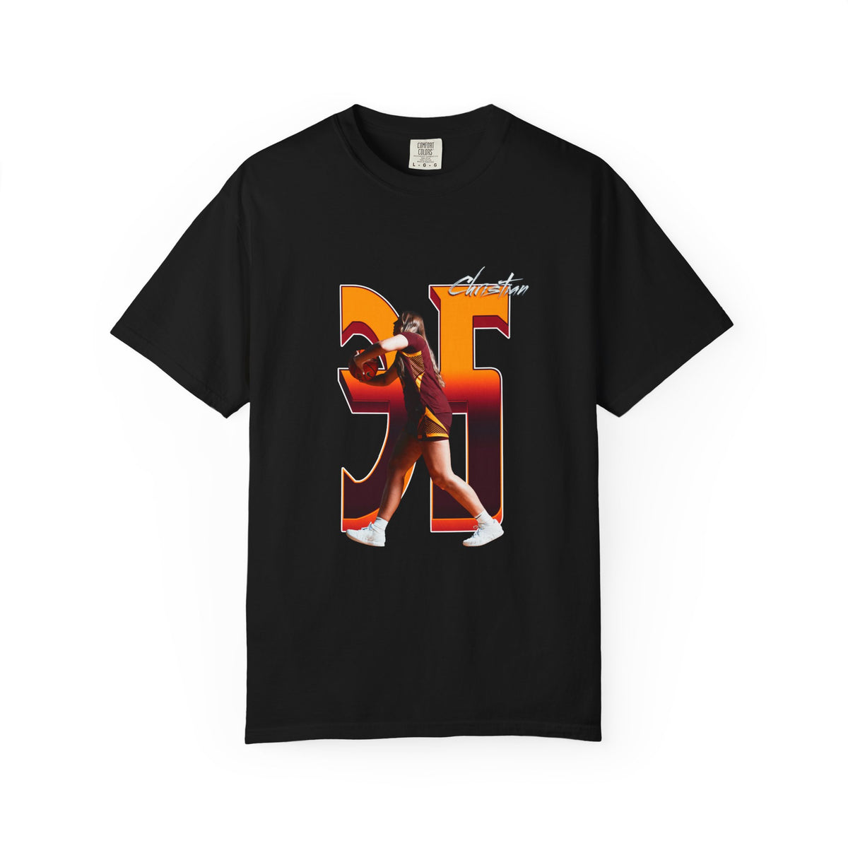 Makena Christian Player Icon Number Premium Tee