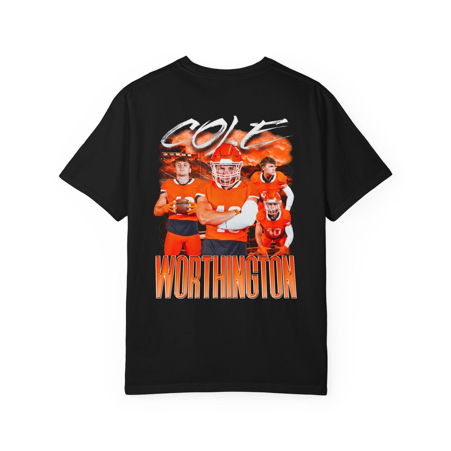 Cole Worthington Logo Front & Back Premium Tee
