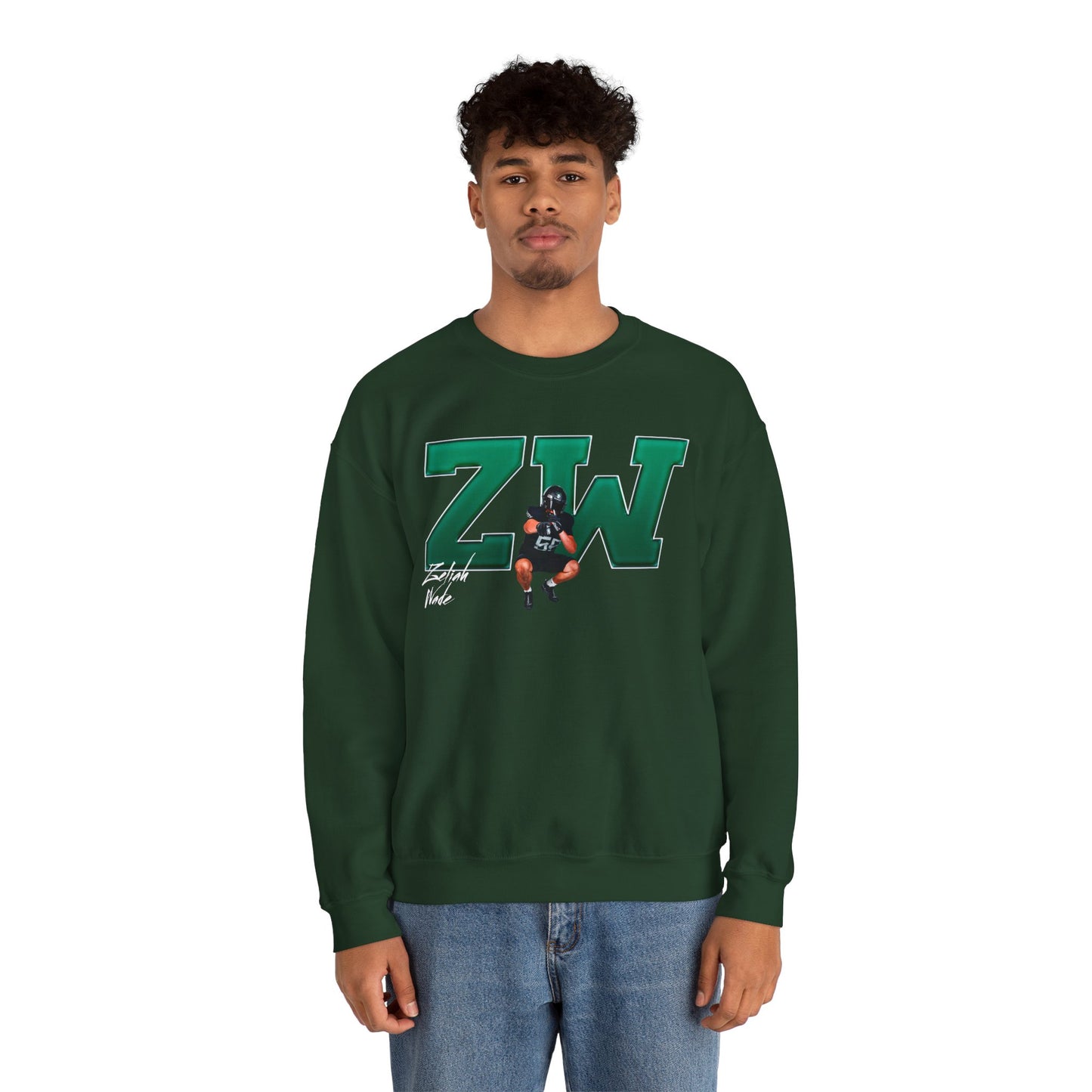 Zeliah Wade Big Initials Crewneck Sweatshirt
