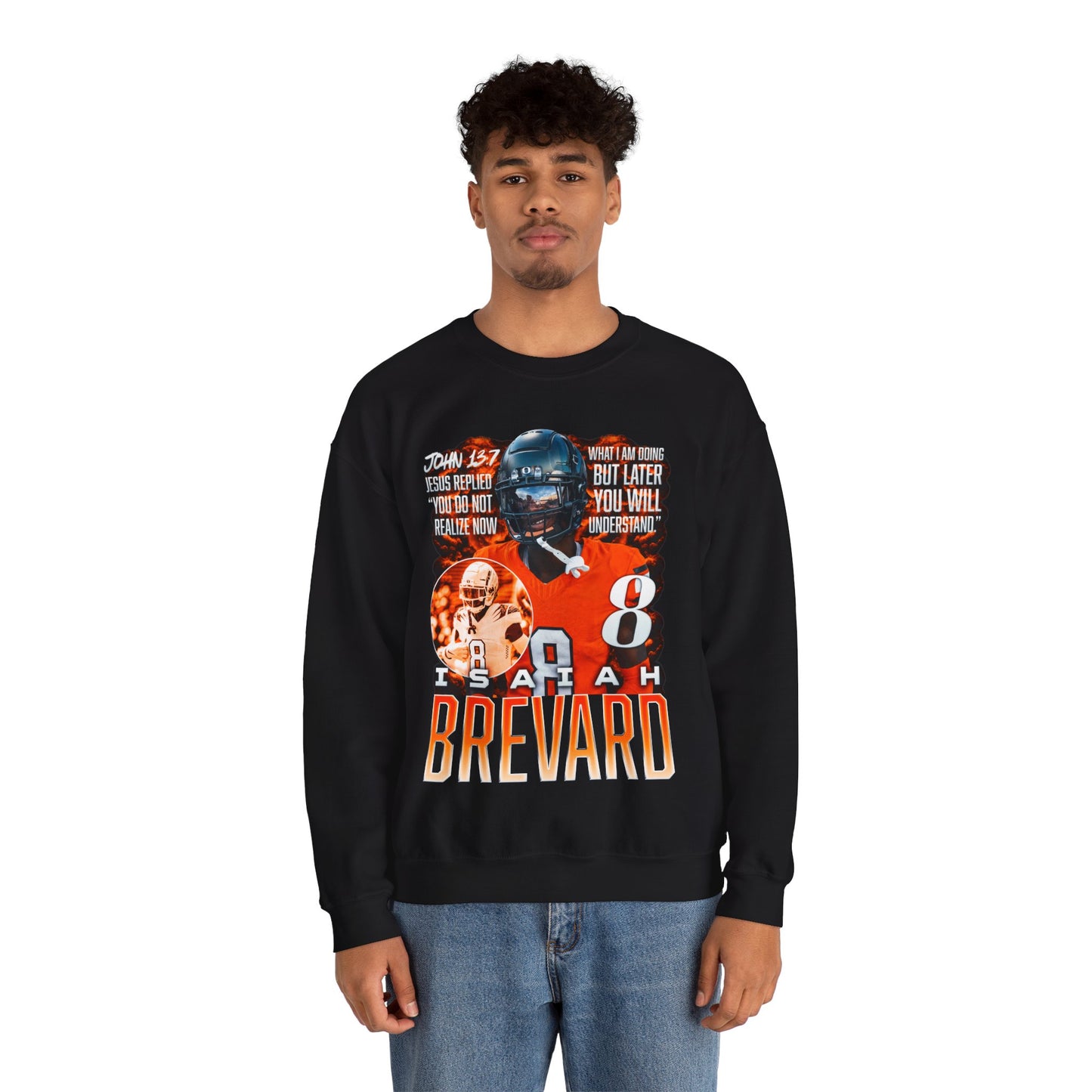 Isaiah Brevard Featured Quote Crewneck Sweatshirt