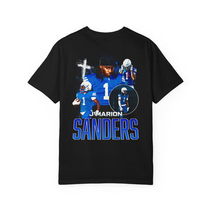 J'Marion Sanders Logo Front & Back Premium Tee
