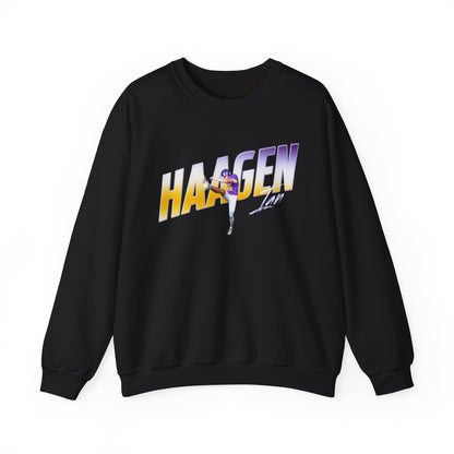 Ian Haagen Cursive Combo Colored Crewneck Sweatshirt
