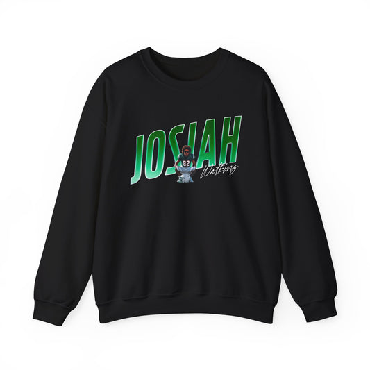 Josiah Watkins Cursive Combo Colored Crewneck Sweatshirt