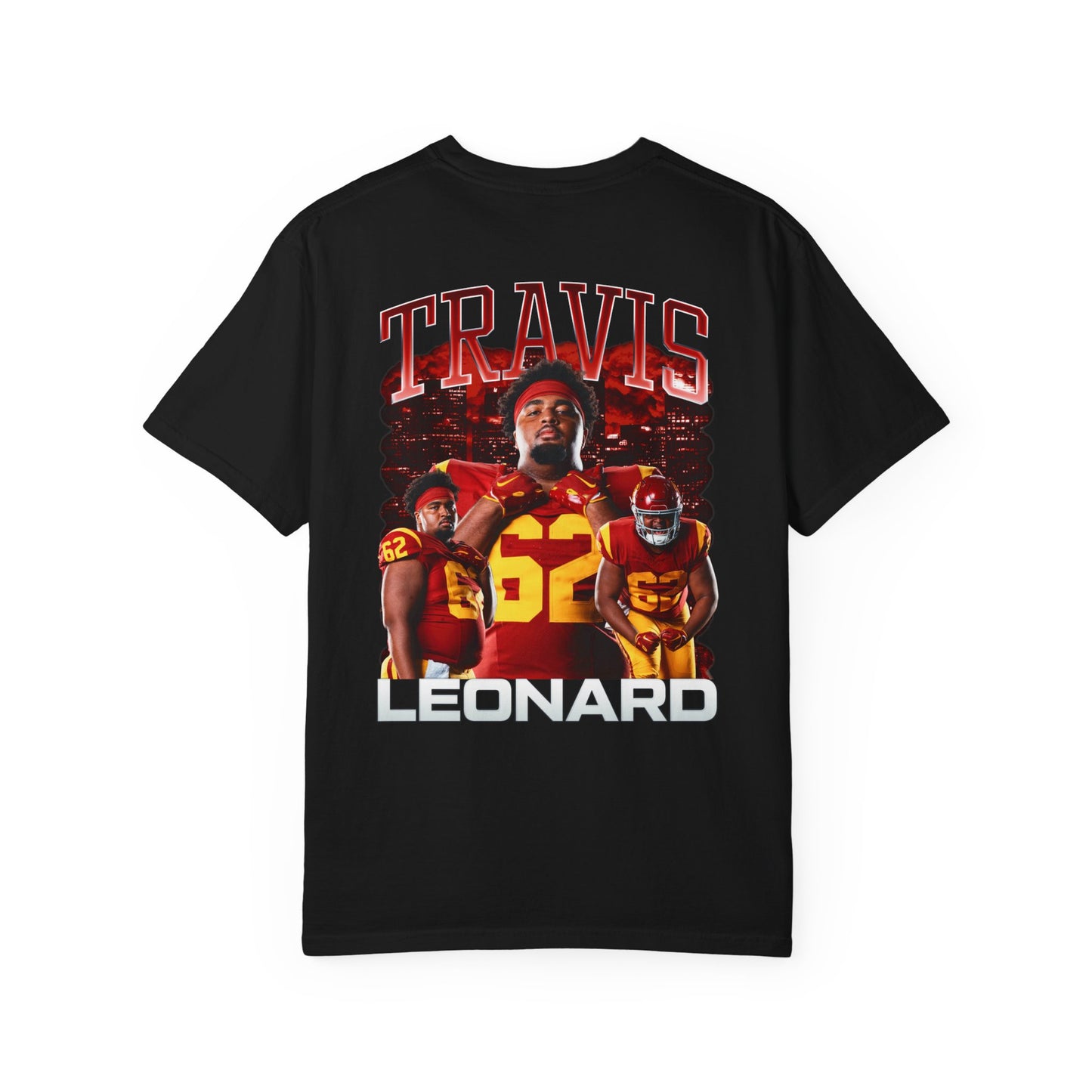 Travis Leonard Logo Front & Back Premium Tee