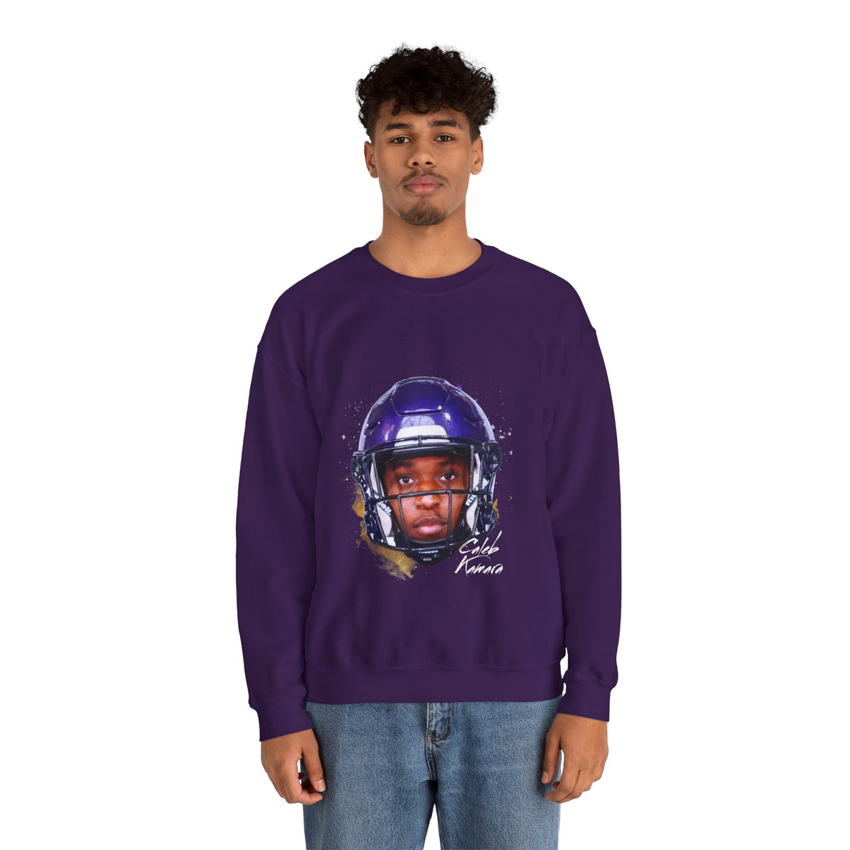 Caleb Kamara Big Head Crewneck Sweatshirt
