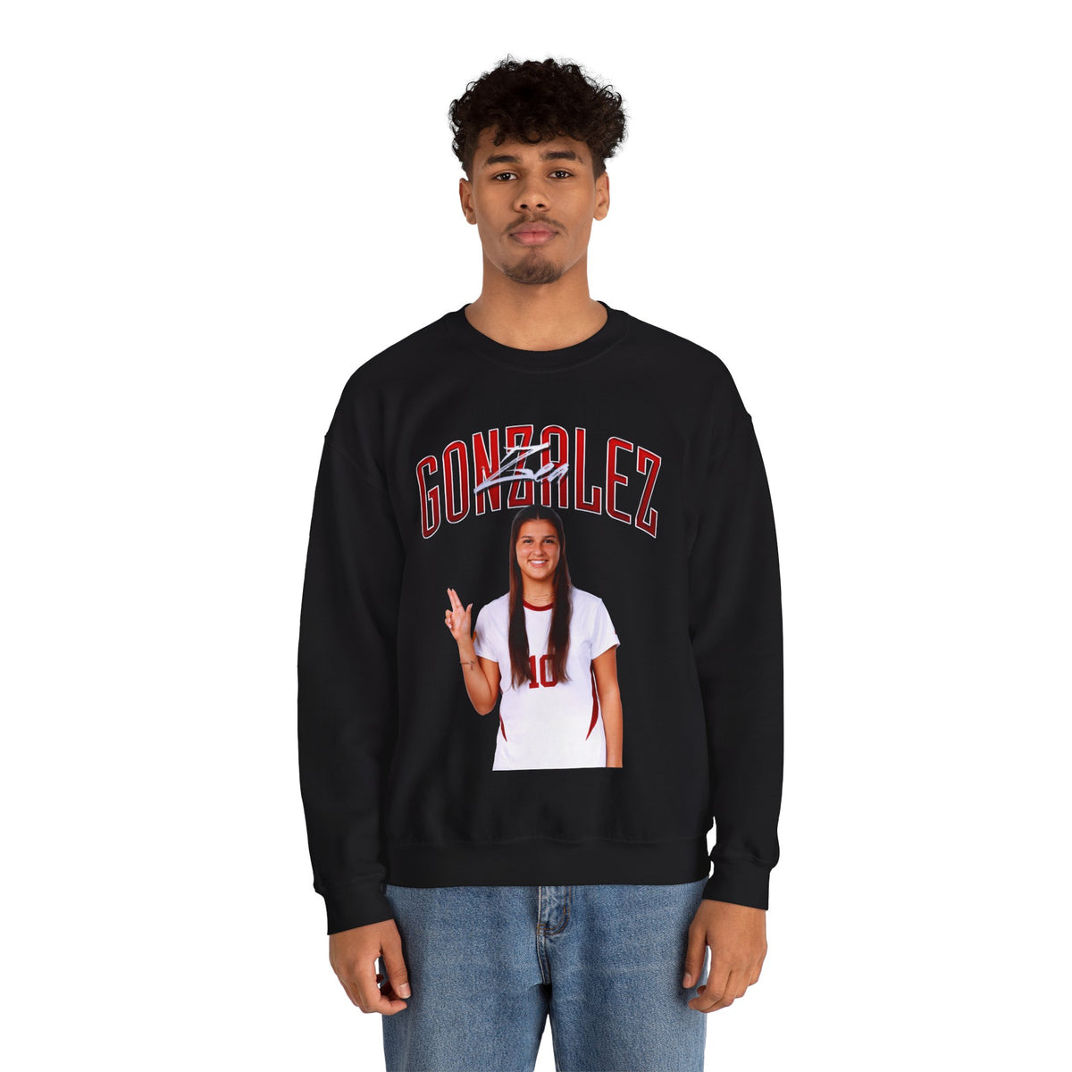 Zea Gonzalez Athlete Glory Crewneck Sweatshirt