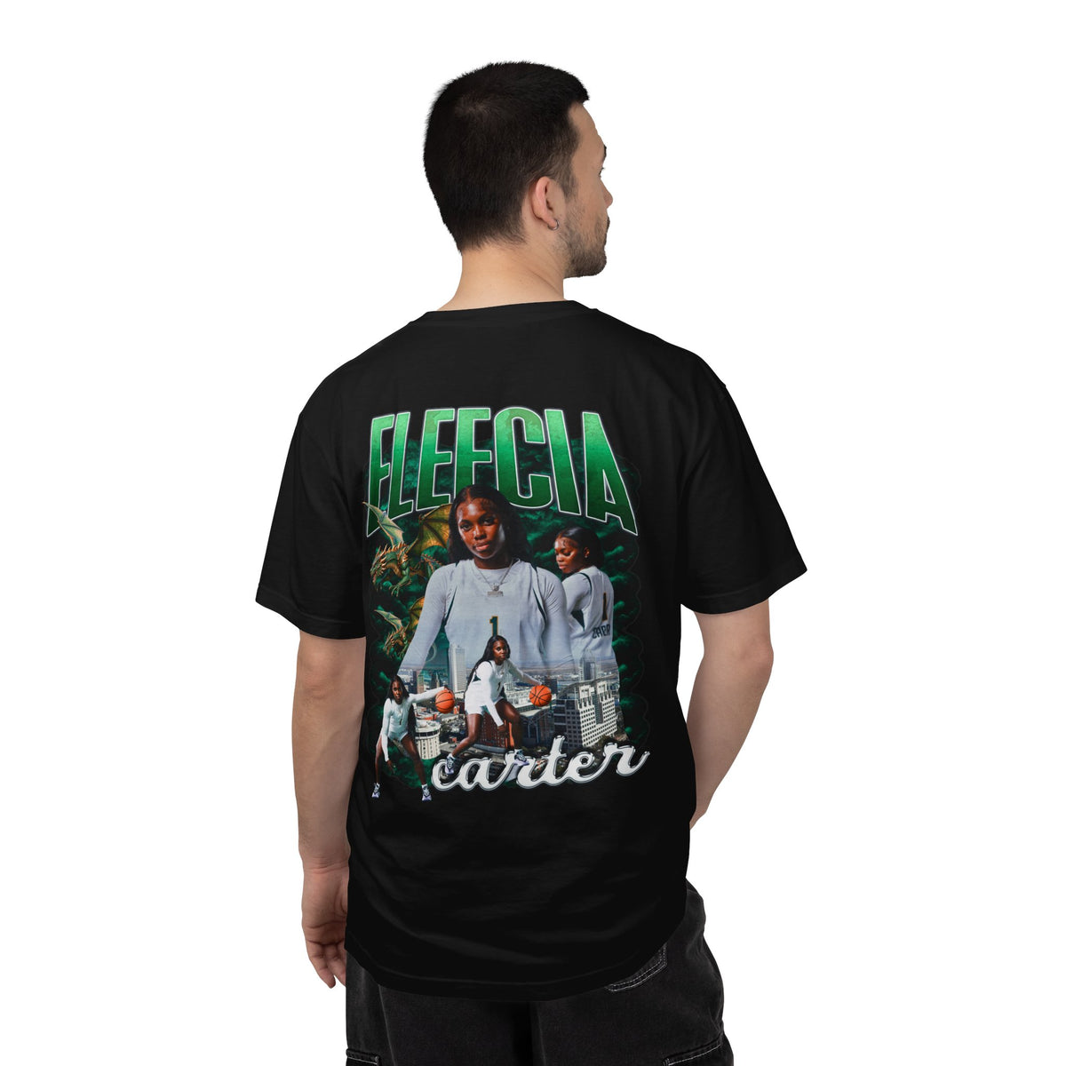 Eleecia Carter Logo Front & Back Premium Tee