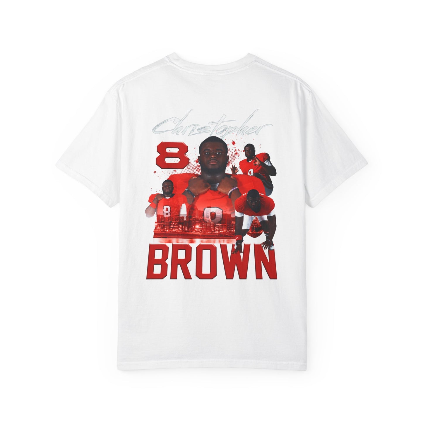 Christopher Brown Logo Front & Back Premium Tee
