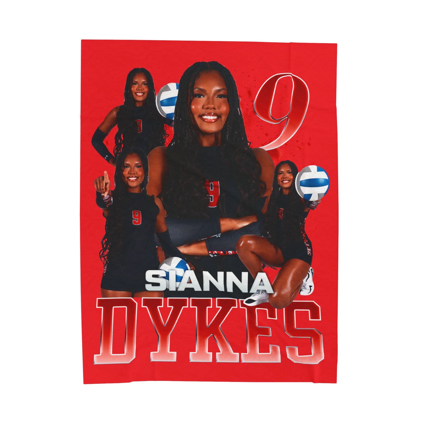 Sianna Dykes 60"-80" Plush Blanket