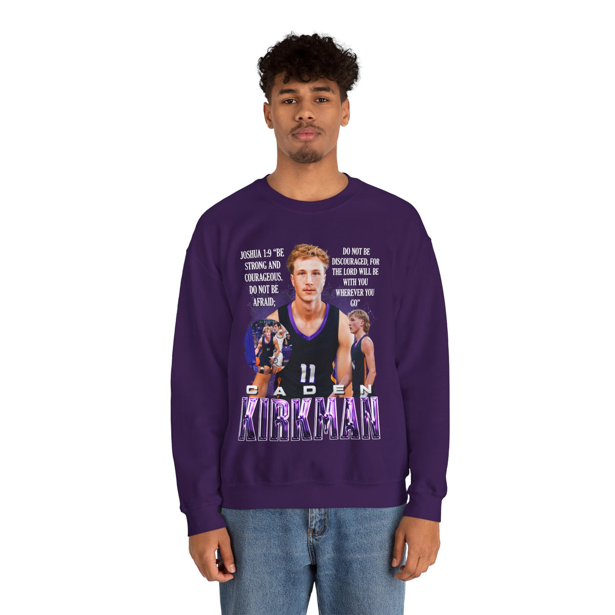 Caden Kirkman Featured Quote Crewneck Sweatshirt