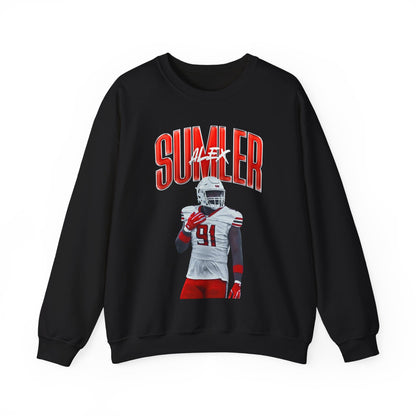 Alex Sumler Curved Combo Colored Crewneck Sweatshirt
