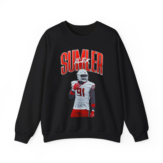Alex Sumler Curved Combo Colored Crewneck Sweatshirt