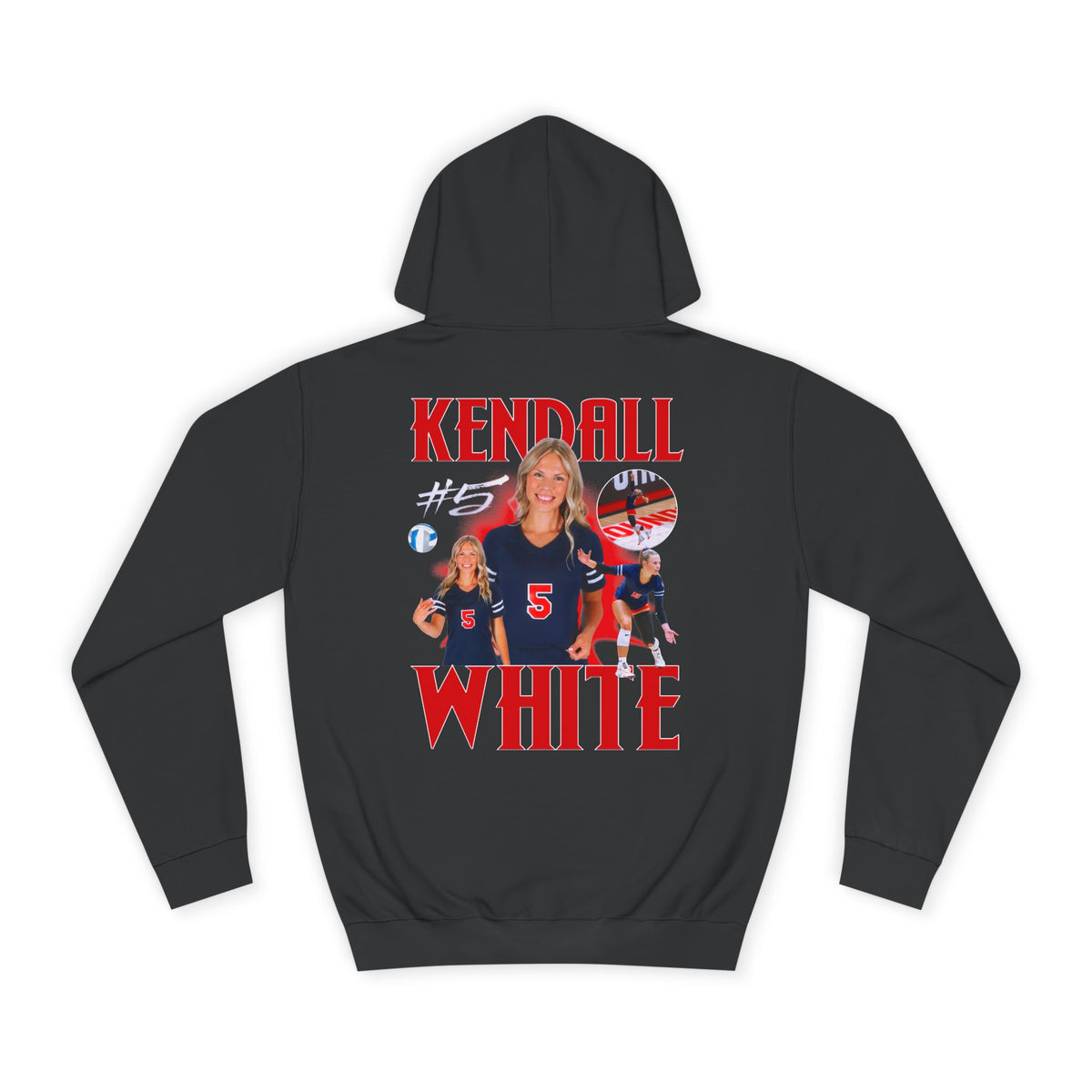 Kendall White Premium Hoodie